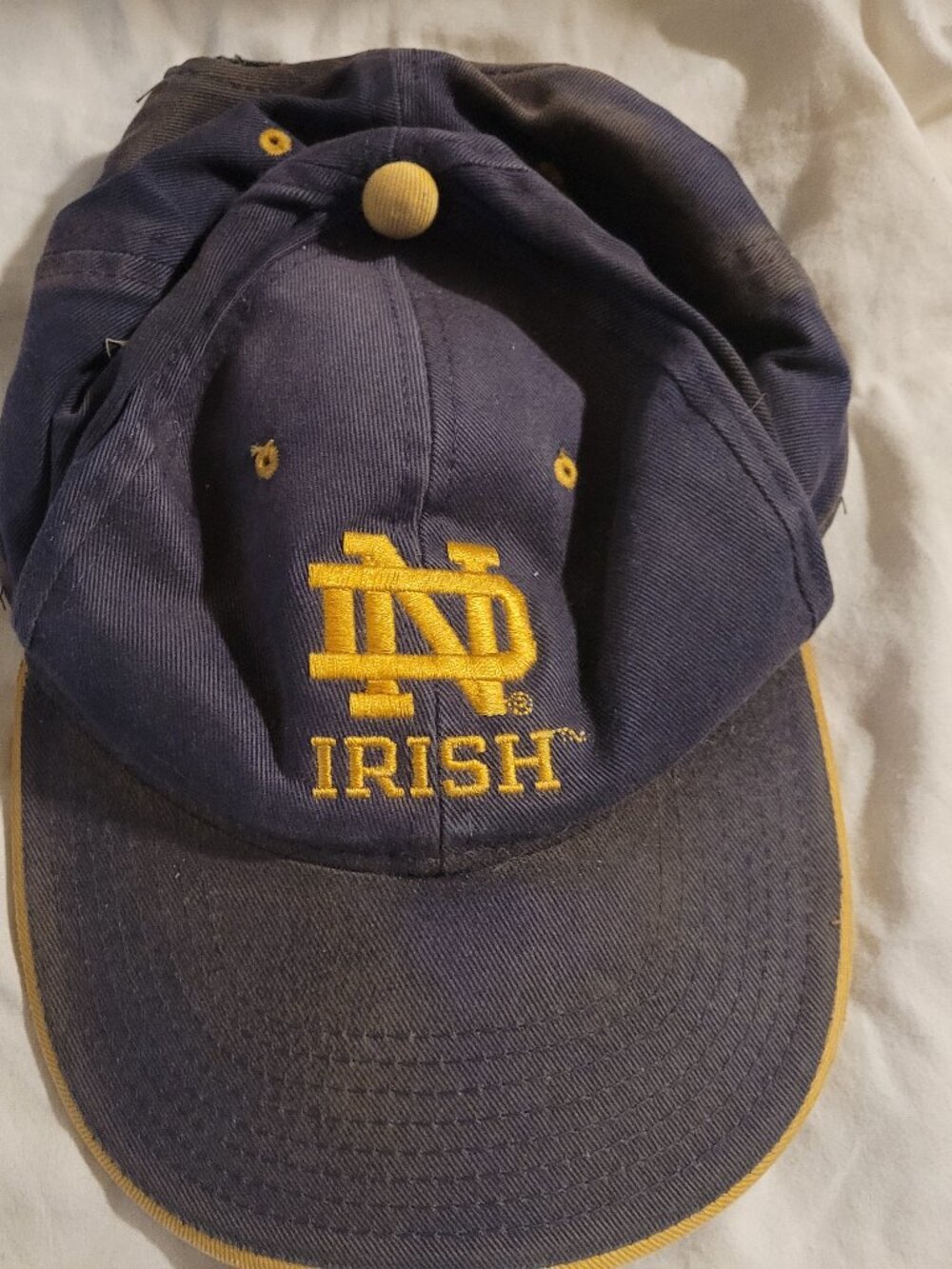 Outdoor Cap Signatures Notre Dame Fighting Irish Baseball Cap Velcro Closure